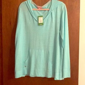 Lilly Pulitzer linen hoodie